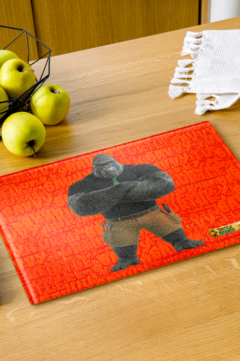 Turtle Kingdom® Webster® Glass Cutting Board