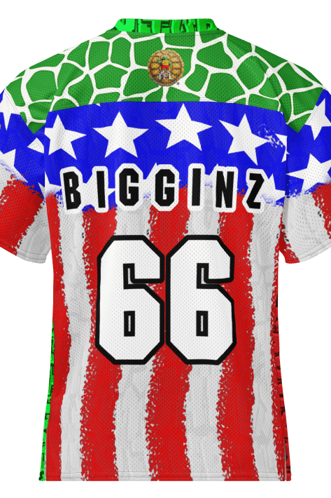 Savvy Turtle Official TFL® Football Jersey – Bigginz #66