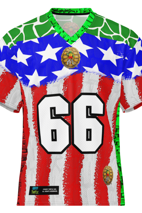 Savvy Turtle Official TFL® Football Jersey – Bigginz #66
