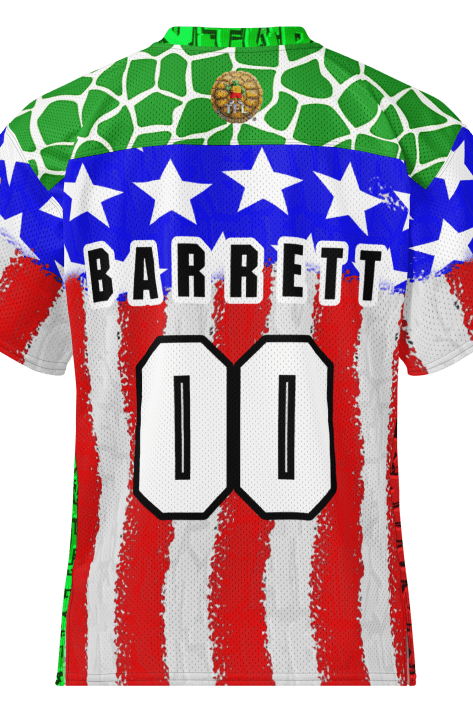 Savvy Turtle Official TFL® Football Jersey – Barrett #00