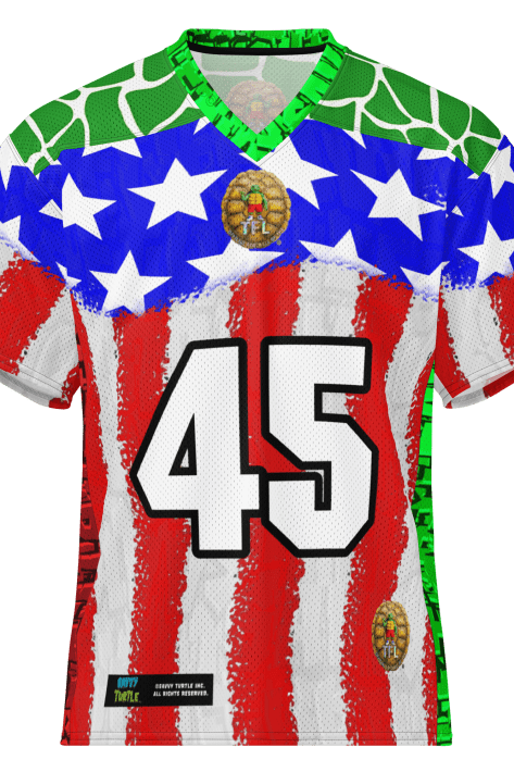 Savvy Turtle Official TFL® Football Jersey – Bayou #45