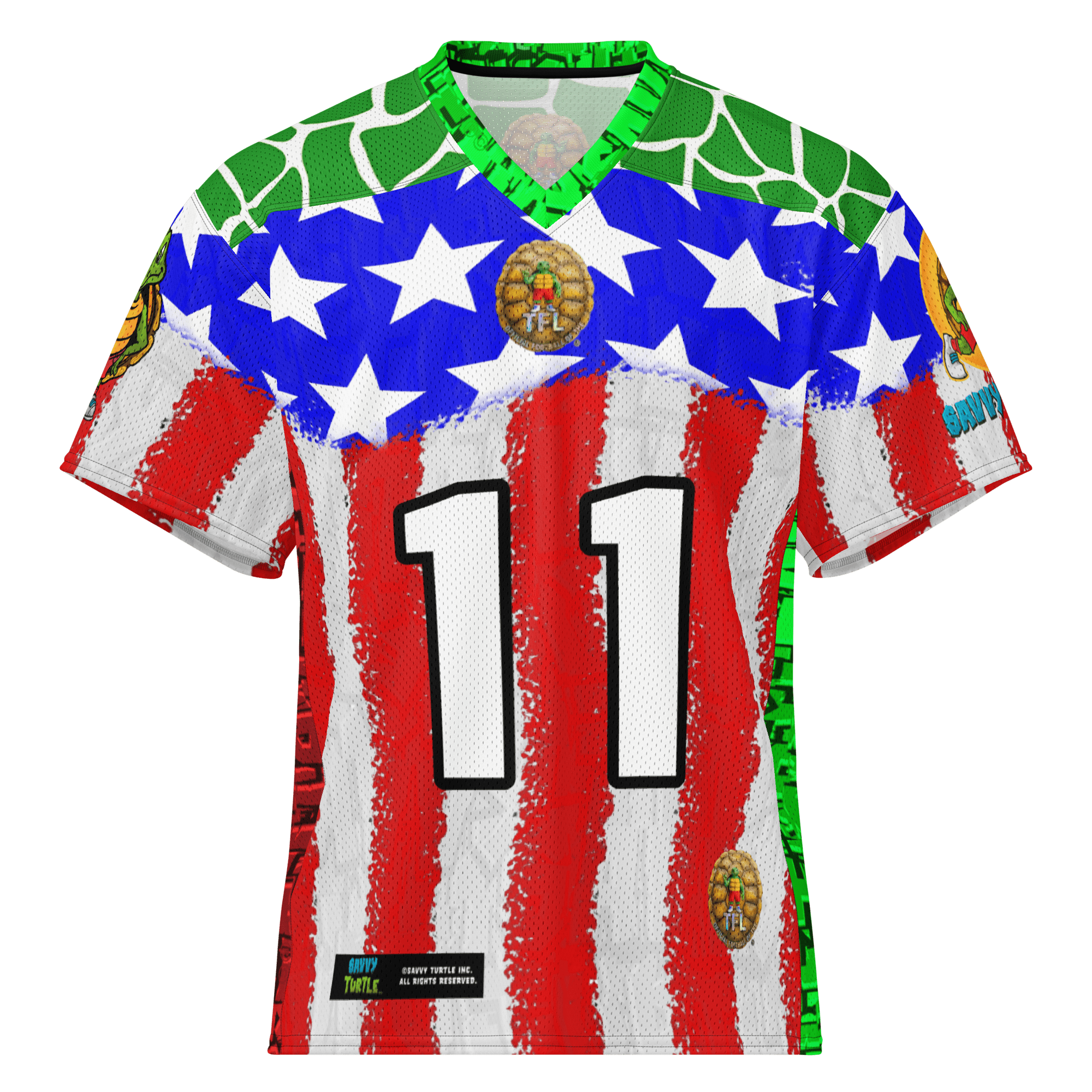 Savvy Turtle Official TFL® Football Jersey – Kross #11