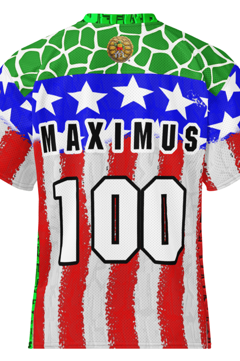 Savvy Turtle Official TFL® Football Jersey – Maximus #100