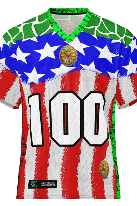 Savvy Turtle Official TFL® Football Jersey – Maximus #100
