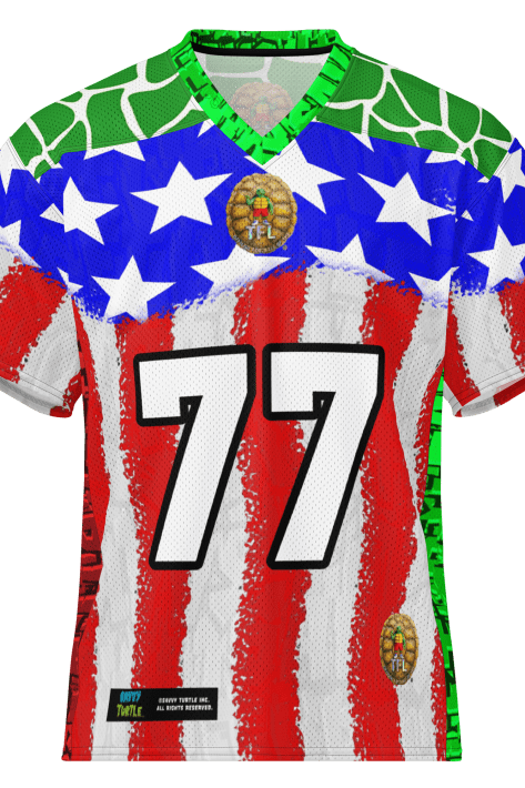 Savvy Turtle Official TFL® Football Jersey – Mrs U Do It #77