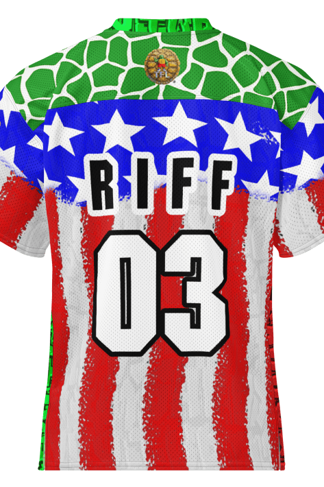 Savvy Turtle Official TFL® Football Jersey – Riff #03