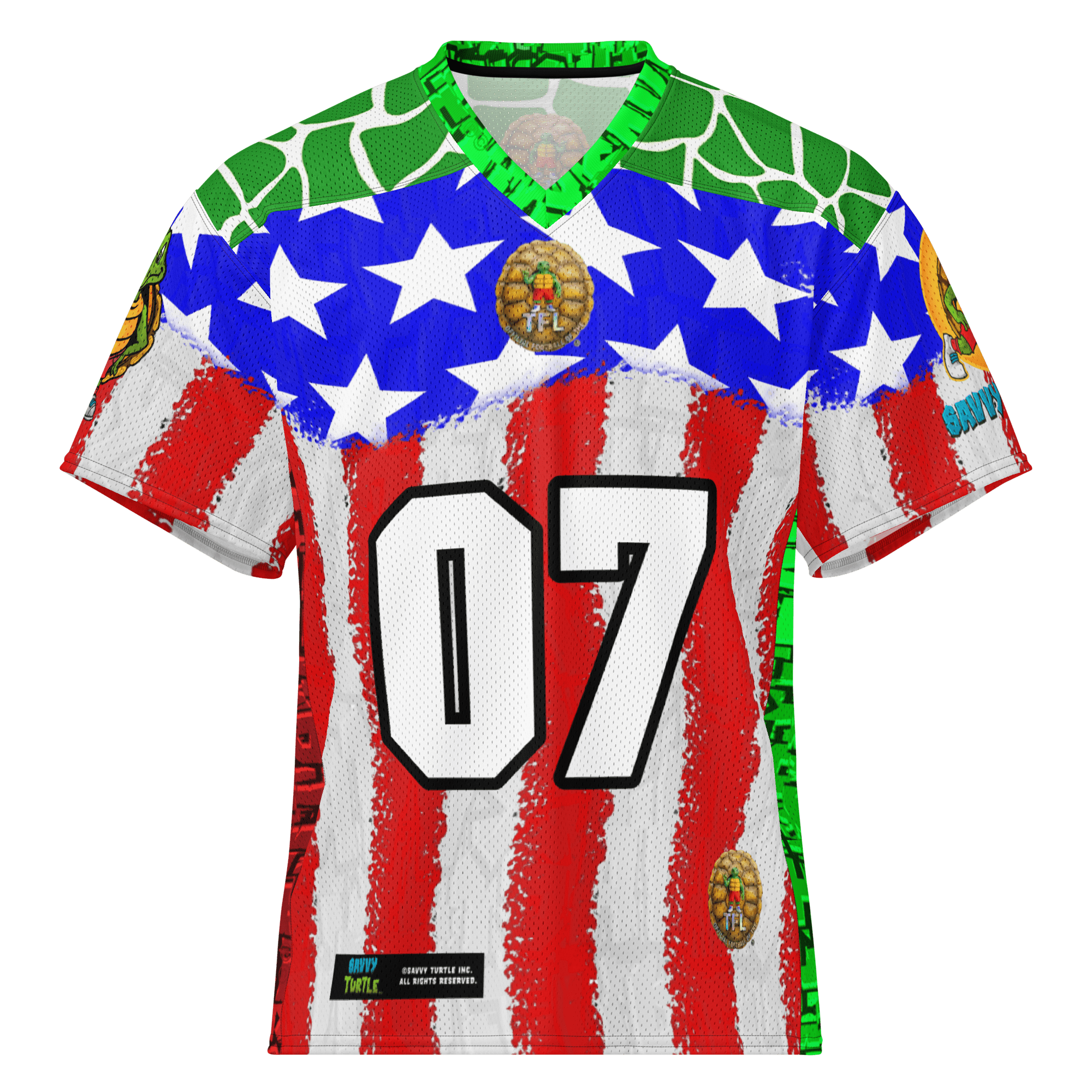 Savvy Turtle Official TFL® Football Jersey – Webster #07