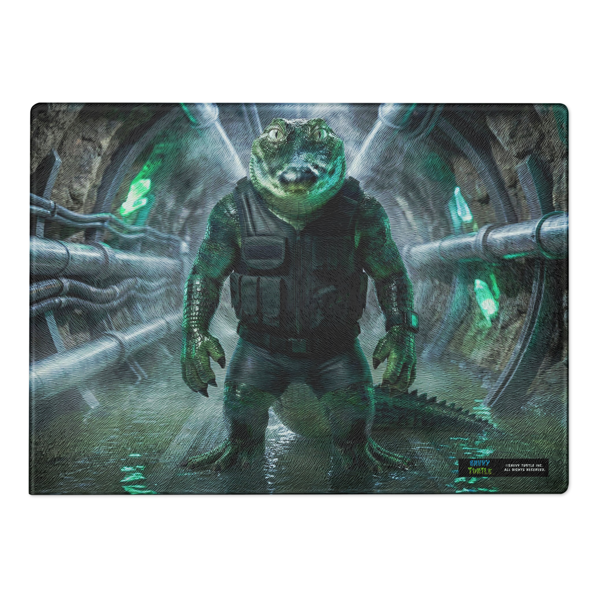 Turtle Kingdom® Bayou® Glass Cutting Board