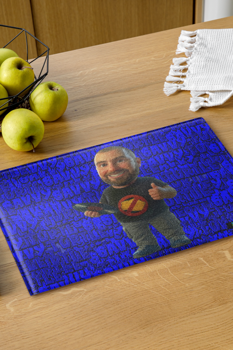 Turtle Kingdom® Bigginz® Glass Cutting Board