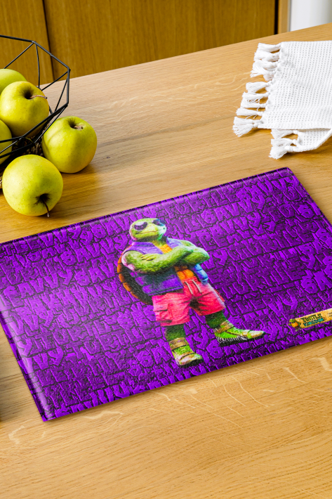 Turtle Kingdom® Jax® Glass Cutting Board