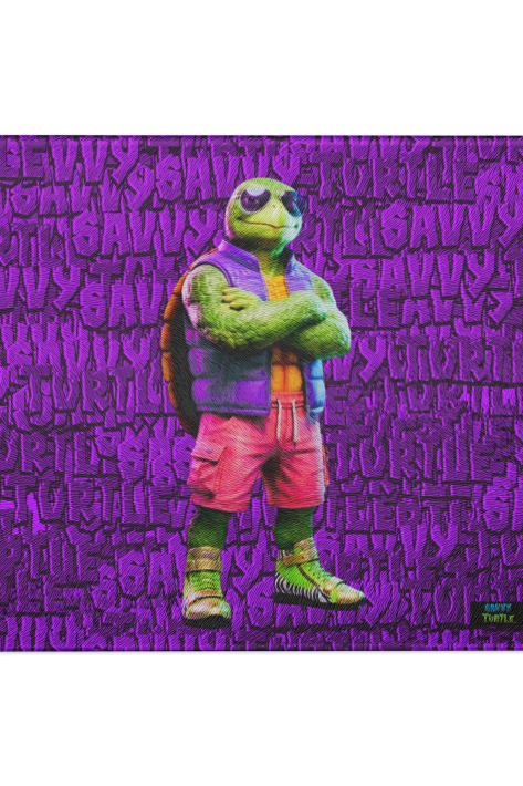 Turtle Kingdom® Jax® Glass Cutting Board