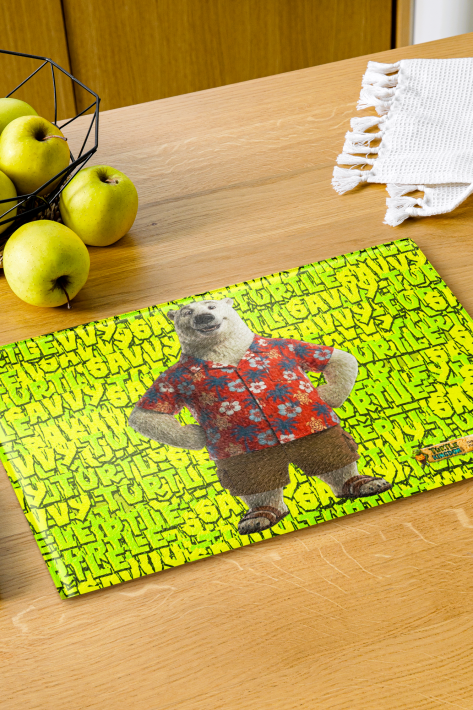 Turtle Kingdom® Maximus® Glass Cutting Board