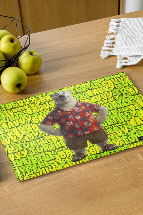 Turtle Kingdom® Maximus® Glass Cutting Board