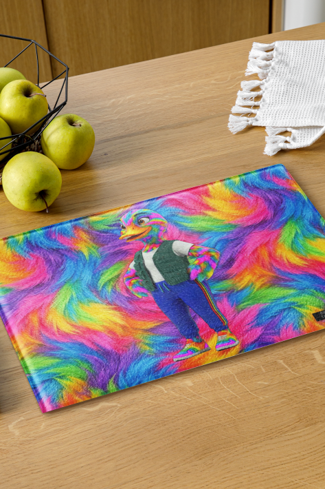 Turtle Kingdom® Rogue® Glass Cutting Board