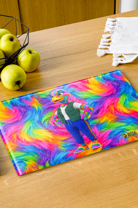 Turtle Kingdom® Rogue® Glass Cutting Board
