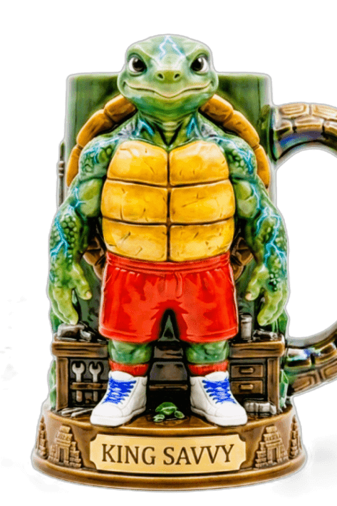 Turtle Kingdom® King Savvy Turtle® Typox® Collectors Edition