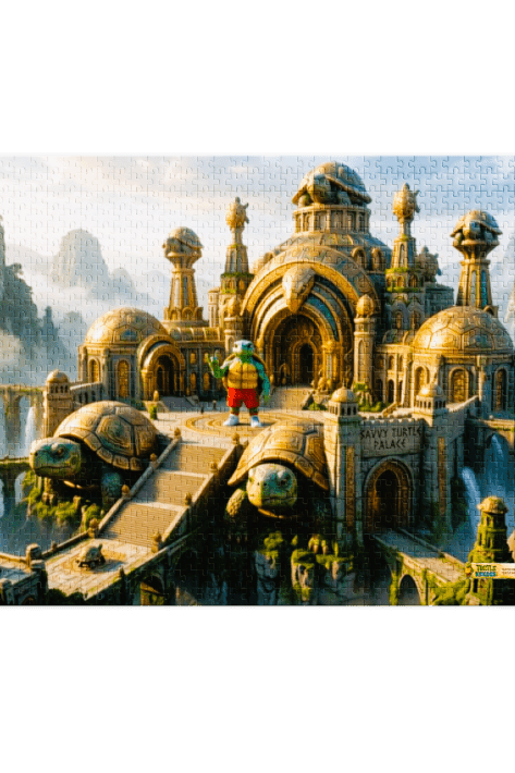 Turtle Kingdom® Savvy Turtle® Palace Jigsaw Puzzle
