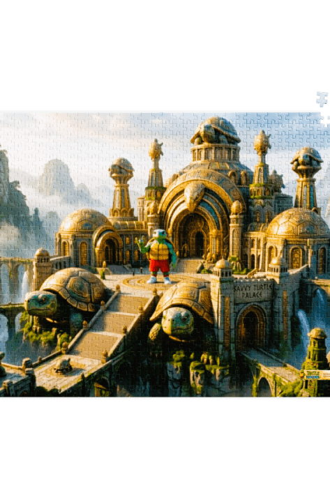 Turtle Kingdom® Savvy Turtle® Palace Jigsaw Puzzle